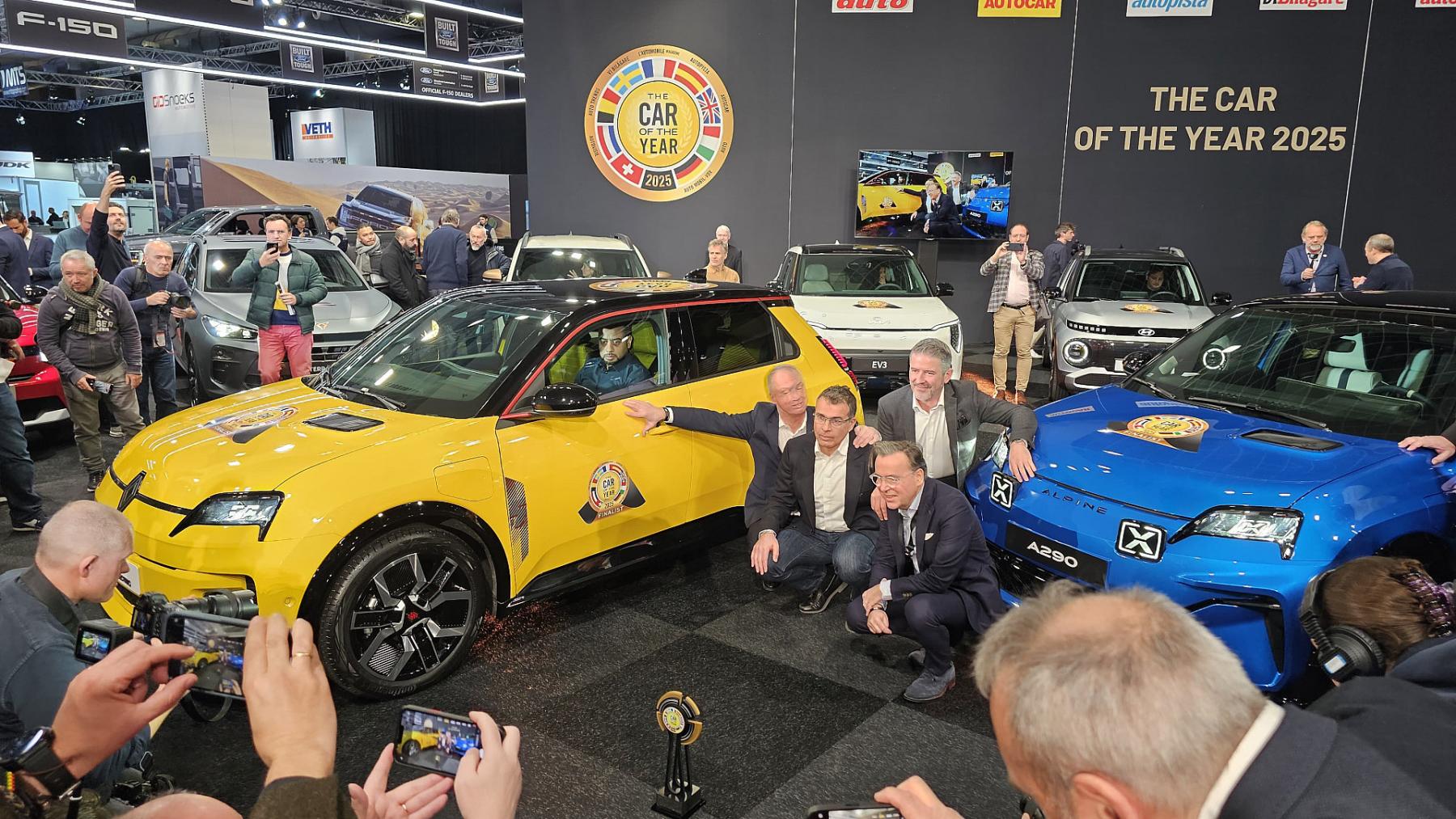 Renault R5 E-Tech Electric is gekozen tot Car of the Year 2025